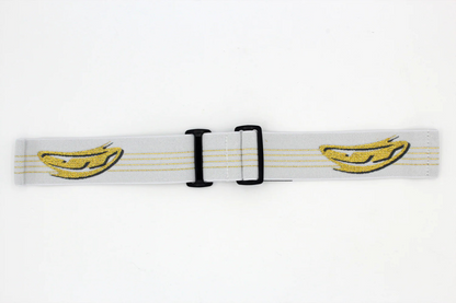 JT Paintball Spectra Proflex Woven Strap - LE White and Gold Banana Logo