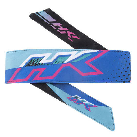 HEADBAND RETRO EDGE - BLUE/PINK