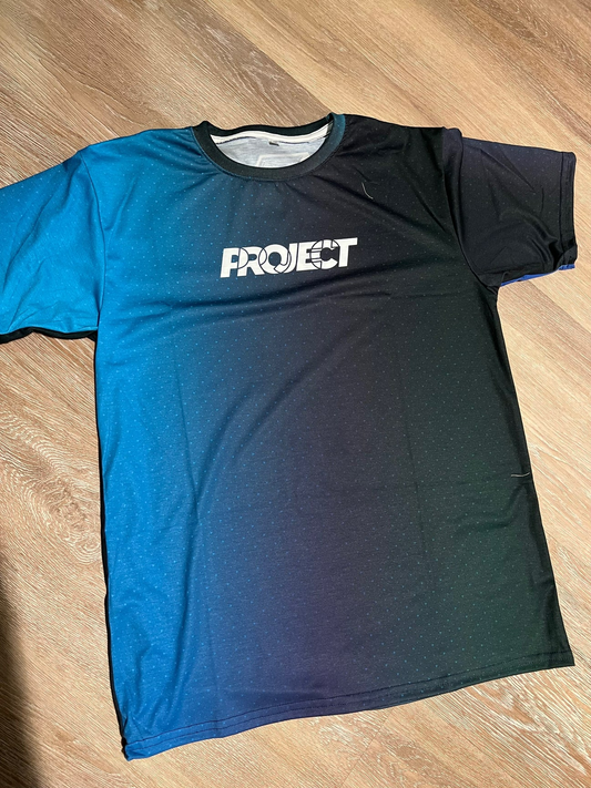 TEE SHIRT BLUE ICON FADE PROJECT