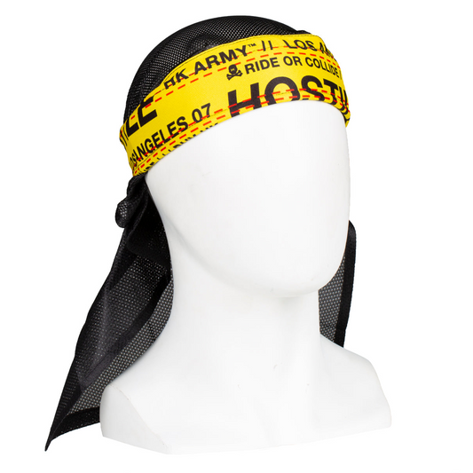 HEADWRAP HAZZARD YELLOW