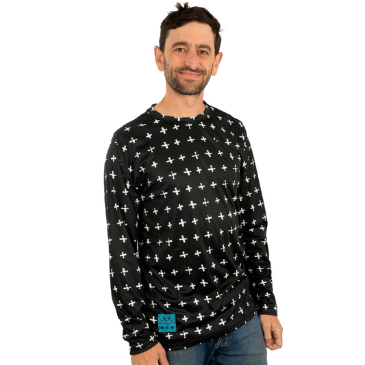 HORMESIS - ELEMENTS UV CREW NECK - BLACK CRUX