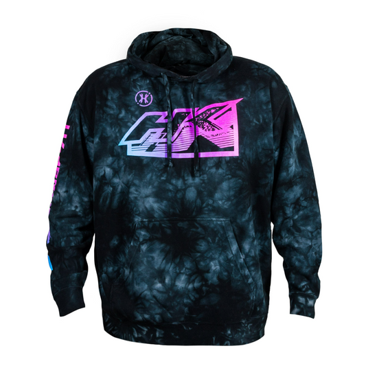 RETRO HOODIE MIDNIGHT TIE DYE HK ARMY