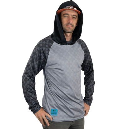 HORMESIS - ELEMENTS UV HOODY - GRAY SCRIBBLE CRUX