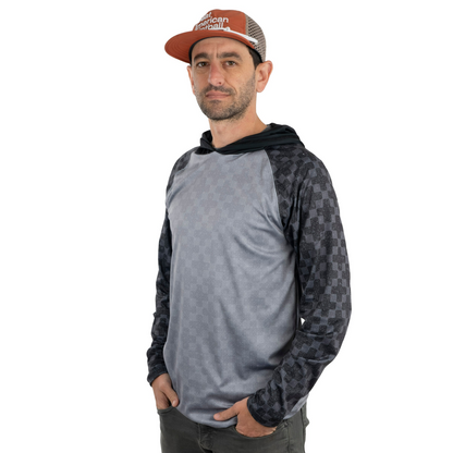 HORMESIS - ELEMENTS UV HOODY - GRAY SCRIBBLE CRUX